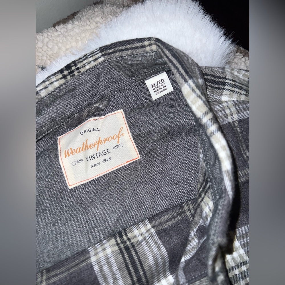 NWOT Weatherproof Vintage Men’s Casual Soft Brushed Plaid Button-Down Flannel - Picture 5 of 5